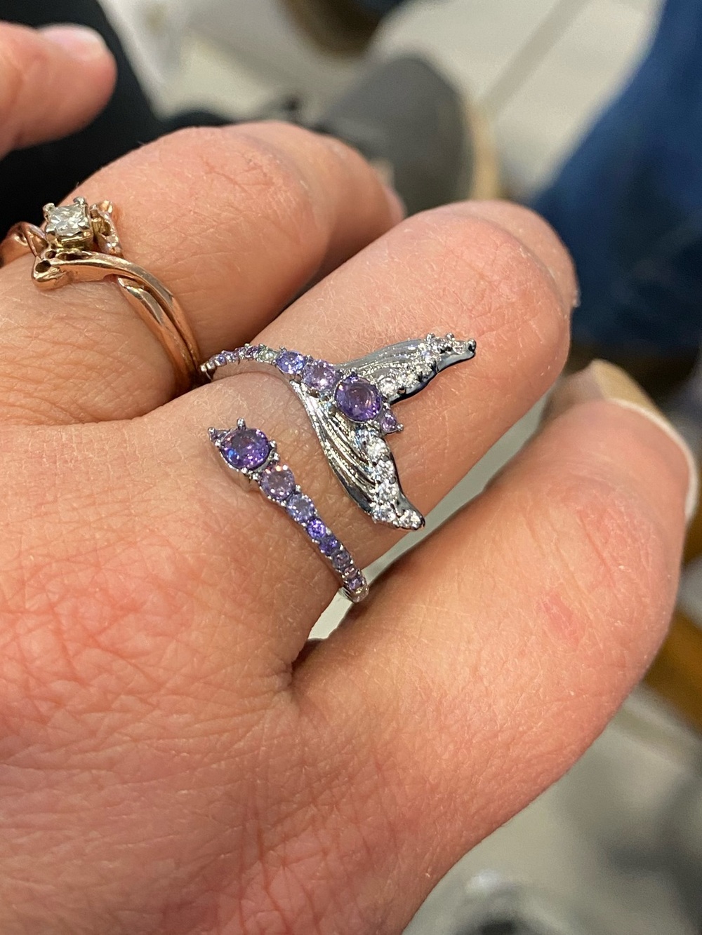 Mermaid tail ring